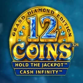 12 Coins Grand Diamond Edition slot logo by Wazdan at Celsius Casino