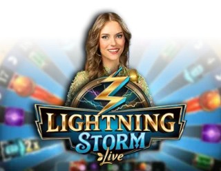 Official Live Casino logo: Lightning Storm by Evolution at Celsius Casino