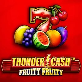 Thunder Cash Fruity Fruity online game logo by Novomatic on celsiuscasinoo.com